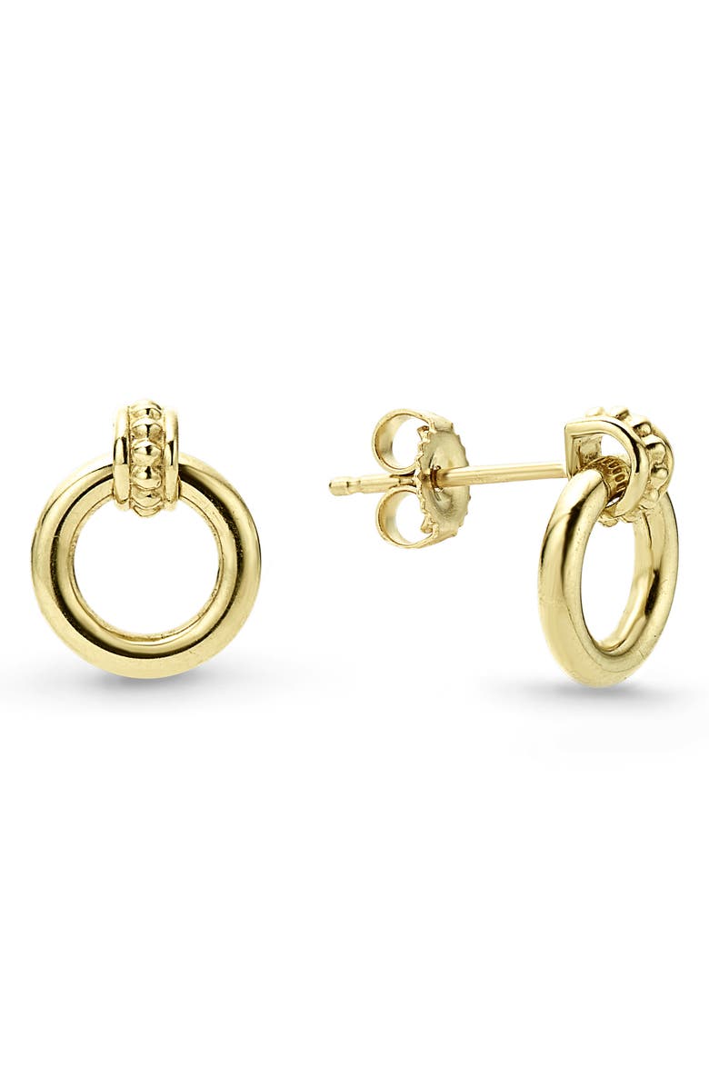 LAGOS Meridian 18K Gold Circle Stud Earrings, Main, color, Gold