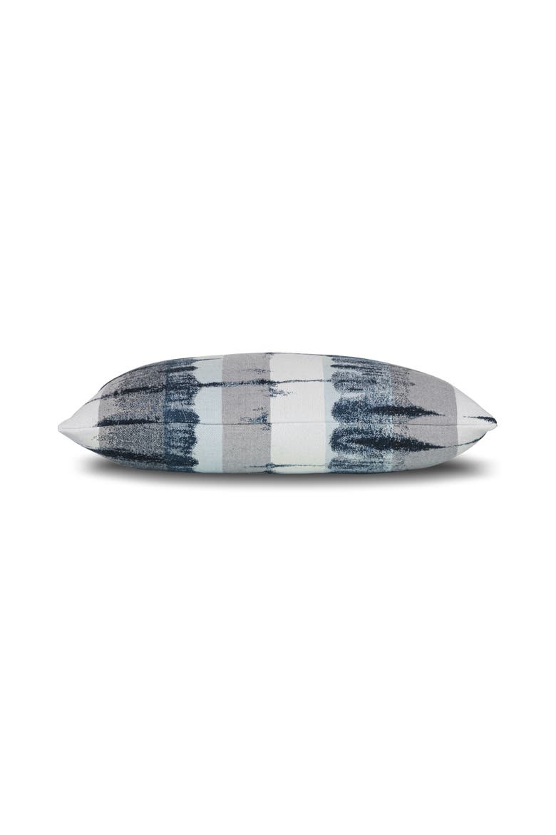 Shibori Indoor & Outdoor Woven Accent Pillow, Alternate, color, Blue