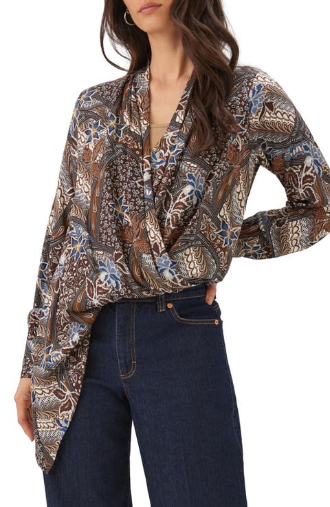 Double Layer Wrap Top