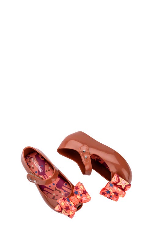 Mini Melissa Kids' Ultragirl Wonderland Mary Jane Flat In Multi