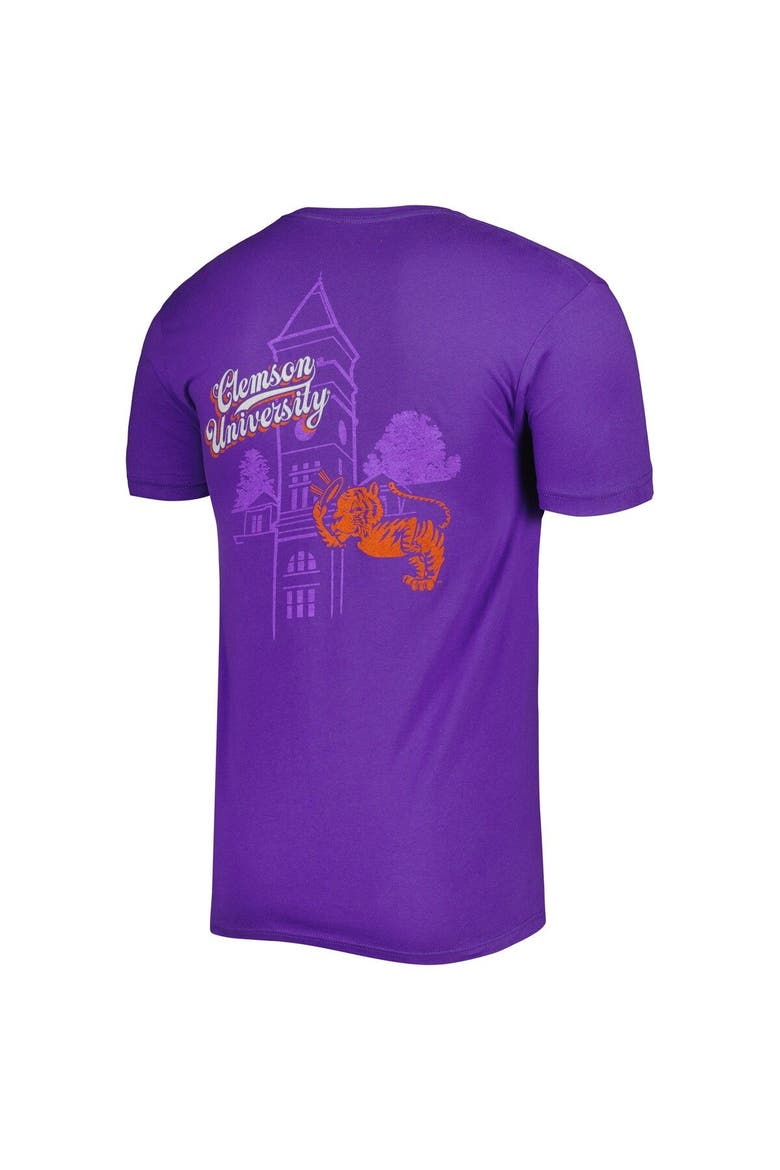 Men's Purple Clemson Tigers Vault Premium T-Shirt, Alternate, color, Purple