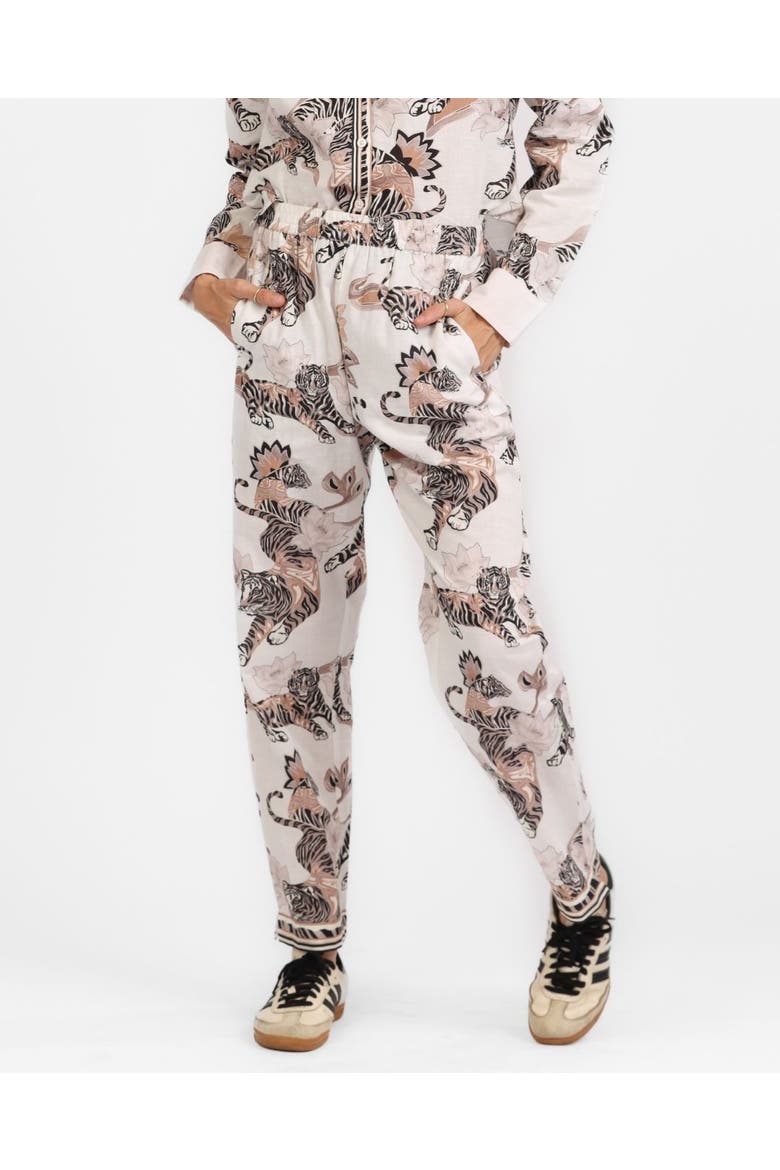 Pant Lotus Tiger, Main, color, Ecru