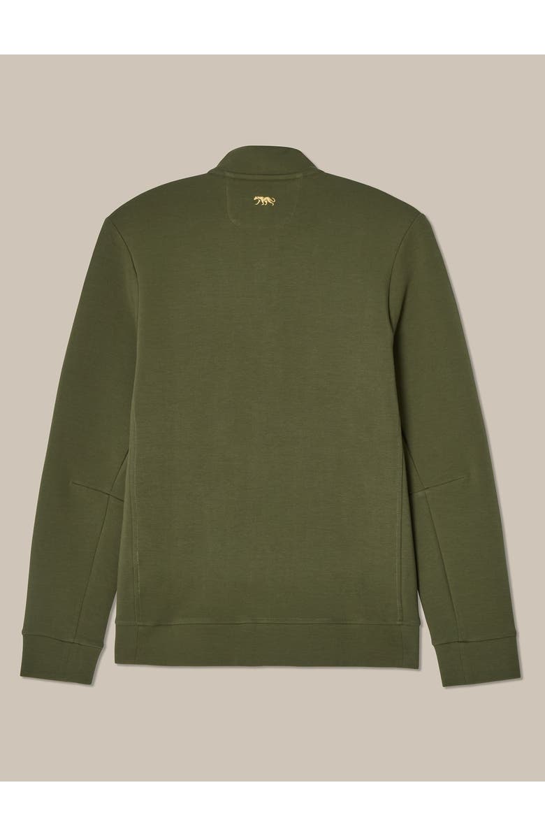 Robert Talbott Evans Track Jacket, Alternate, color, Olive