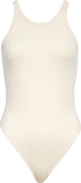 Good American Chunky Rib Tank Bodysuit