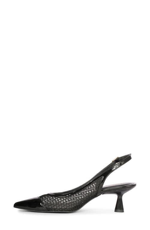 Saint G Katy Slingback Pointed Cap Toe Pump