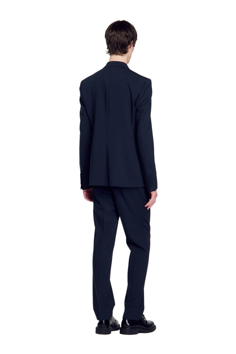 Double-breasted suit jacket, Alternate, color, Navy blue