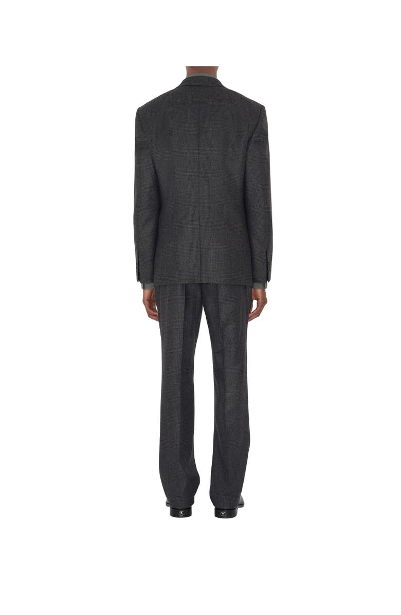 Burberry Check Wool Cashmere Tailored Jacket, Alternate, color, Loden Green/Highland Green