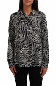 SUNNY LEIGH Long Sleeve Pocket Button-Up Shirt