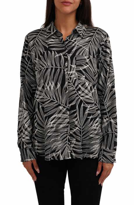 SUNNY LEIGH Long Sleeve Pocket Button-Up Shirt