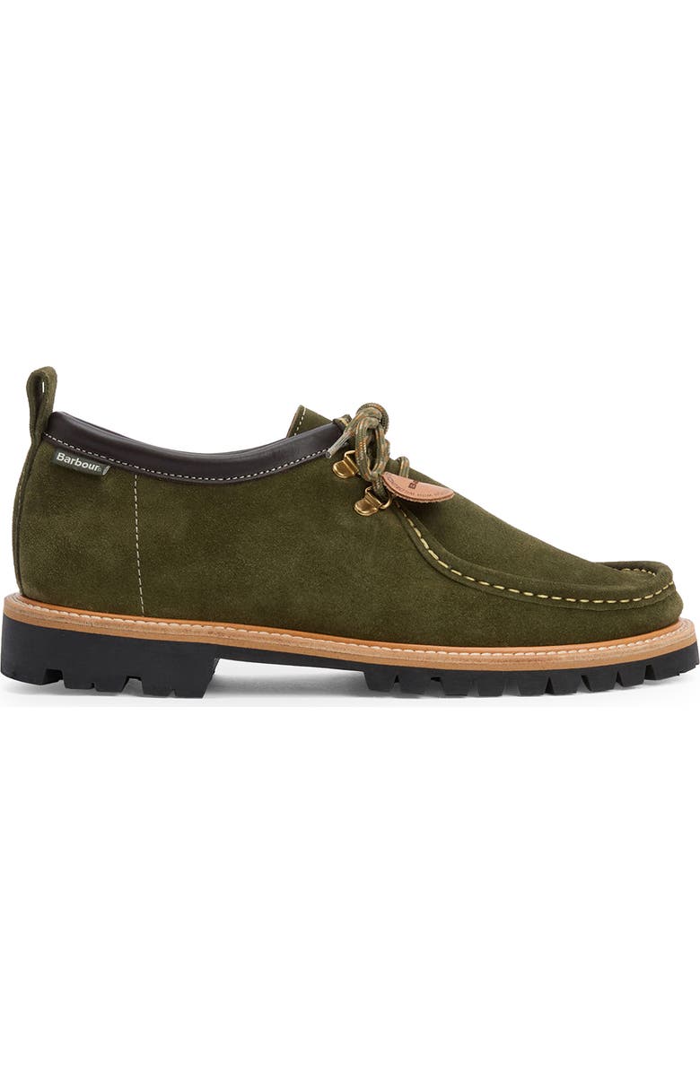 Barbour x Wildbunch Coatham Boat Shoe, Alternate, color, Green