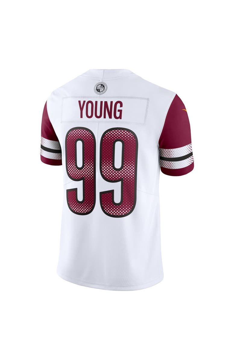 Nike Men's Nike Chase Young White Washington Commanders Vapor Limited Jersey, Alternate, color, 