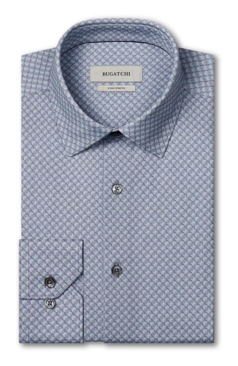 James OoohCotton® Geo Print Button-Up Shirt