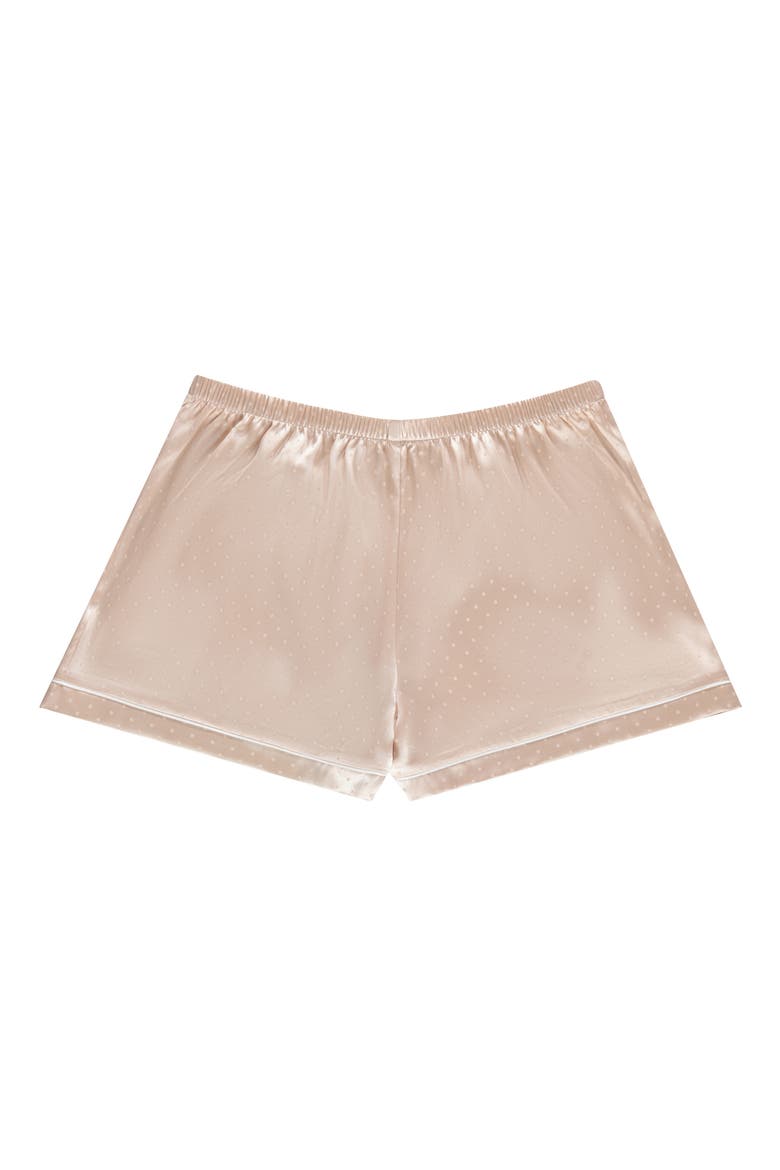 Jamie Satin 3-Piece Pajama Set, Alternate, color, ALMOND