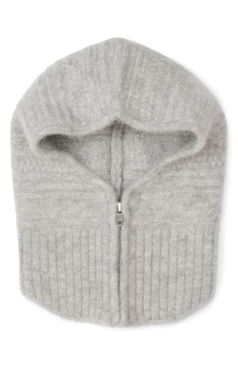 The Alpaca Blend Zip Balaclava