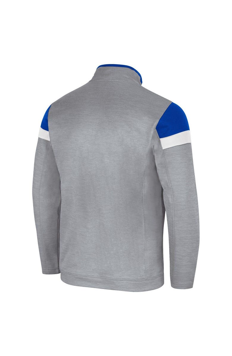 COLOSSEUM Men's Colosseum Gray Air Force Falcons Bingo Quarter-Zip Jacket, Alternate, color, 