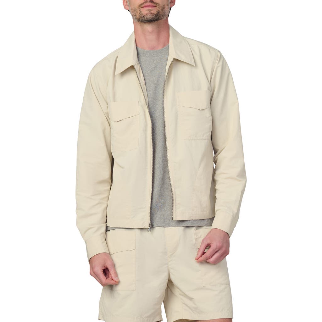 Joe's Modern Utilitarian Water Resistant Nylon Jacket In Neutral