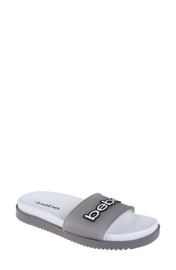 Bebe Translucent Slide Sandal