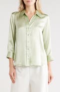 L'AGENCE Dani Silk Blouse