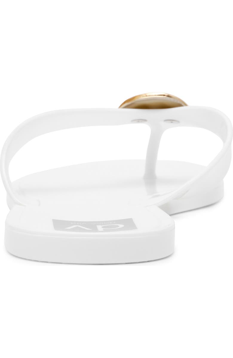 DV by Dolce Vita Jespar Flip Flop Sandal, Alternate, color, White