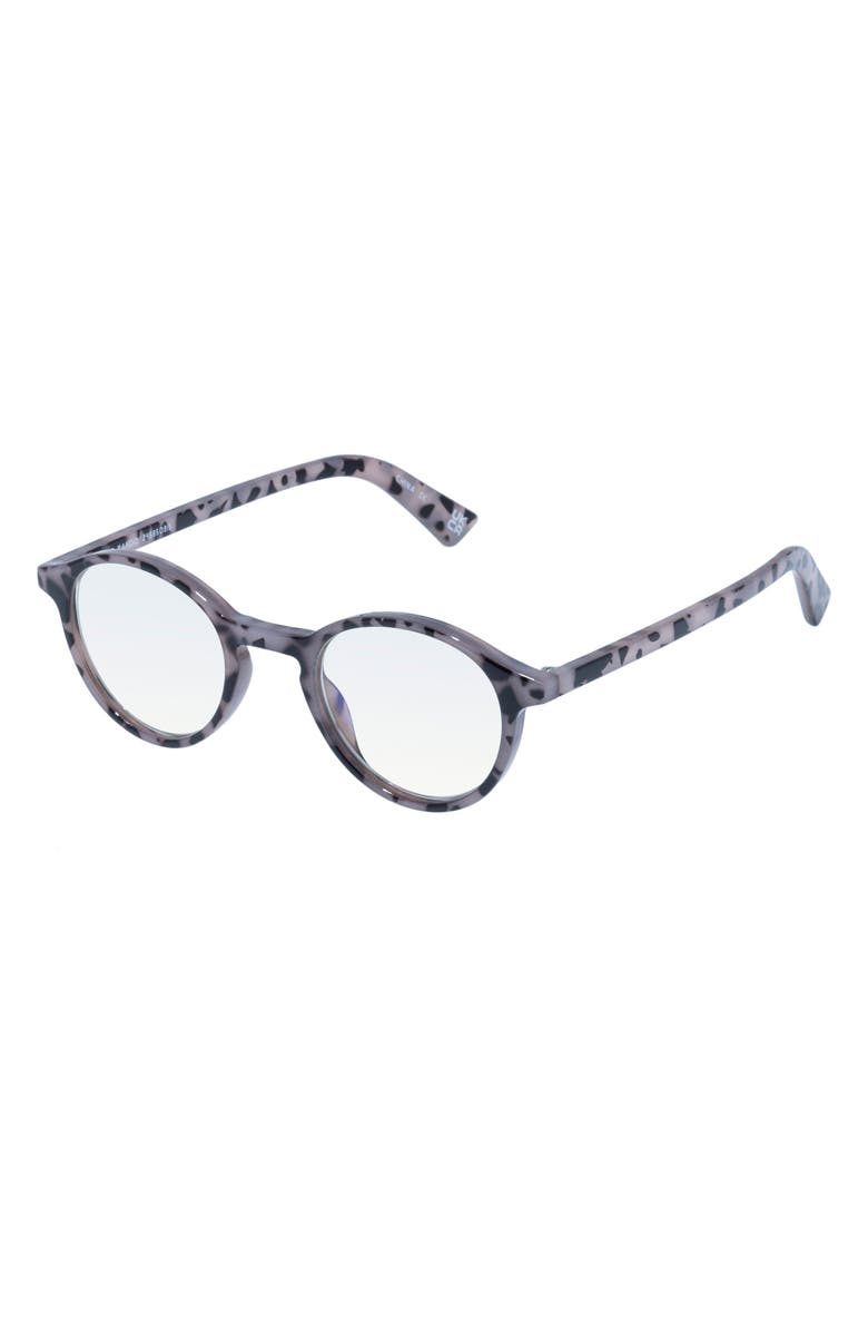 The Book Club So Rando 46mm Blue Light Blocking Reading Glasses, Alternate, color, Cookie Tort