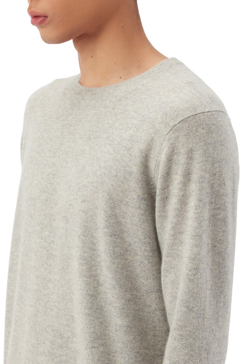 Essential Crewneck Cashmere Sweater, Alternate, color, dawn blue