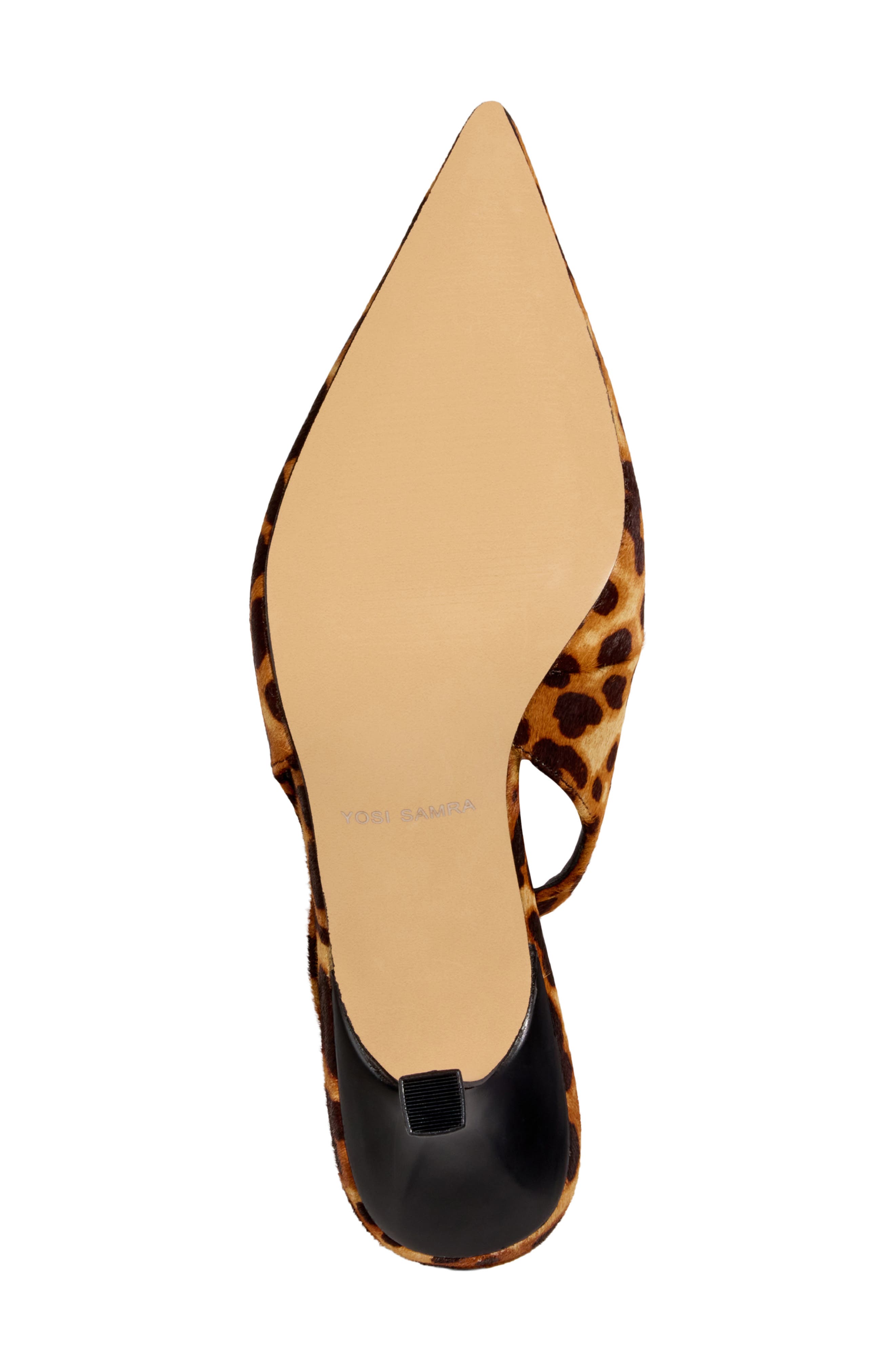 Yosi Samra Haven Genuine Calf Hair Slingback Pump, Alternate, color, Leopard