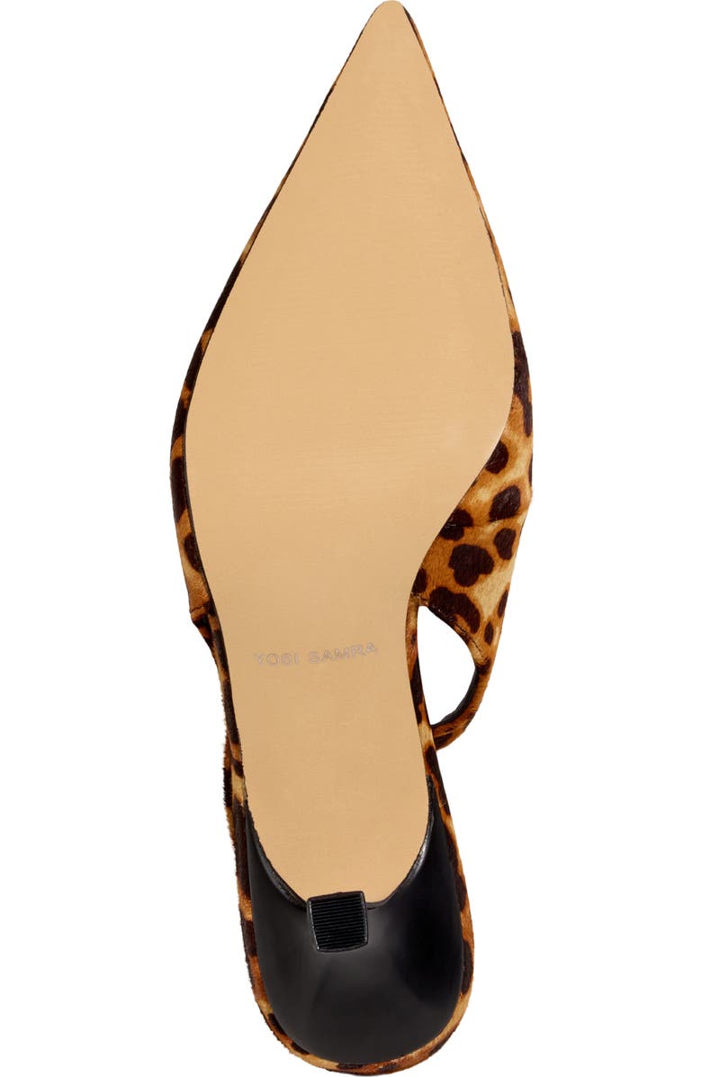 Yosi Samra Haven Genuine Calf Hair Slingback Pump, Alternate, color, Leopard