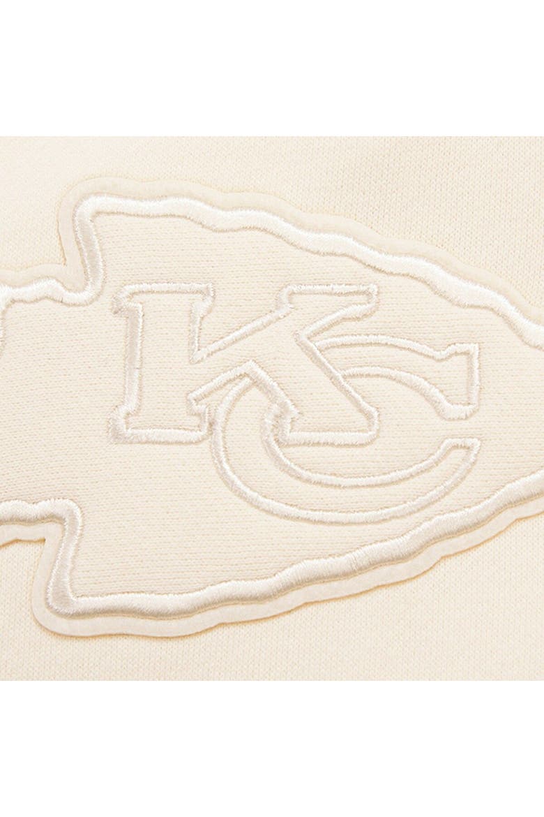 Men's Pro Standard Cream Kansas City Chiefs Neutral Fleece Sweatpants, Alternate, color, Cream