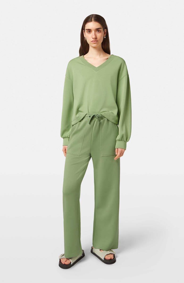 Scotch & Soda V-Neck Modal Sweatshirt, Alternate, color, Pistachio