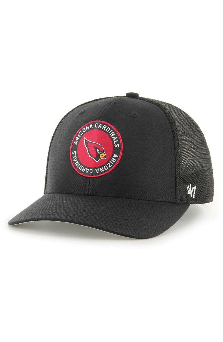 '47 Men's '47 Black Arizona Cardinals Unveil Flex Hat, Main, color, 