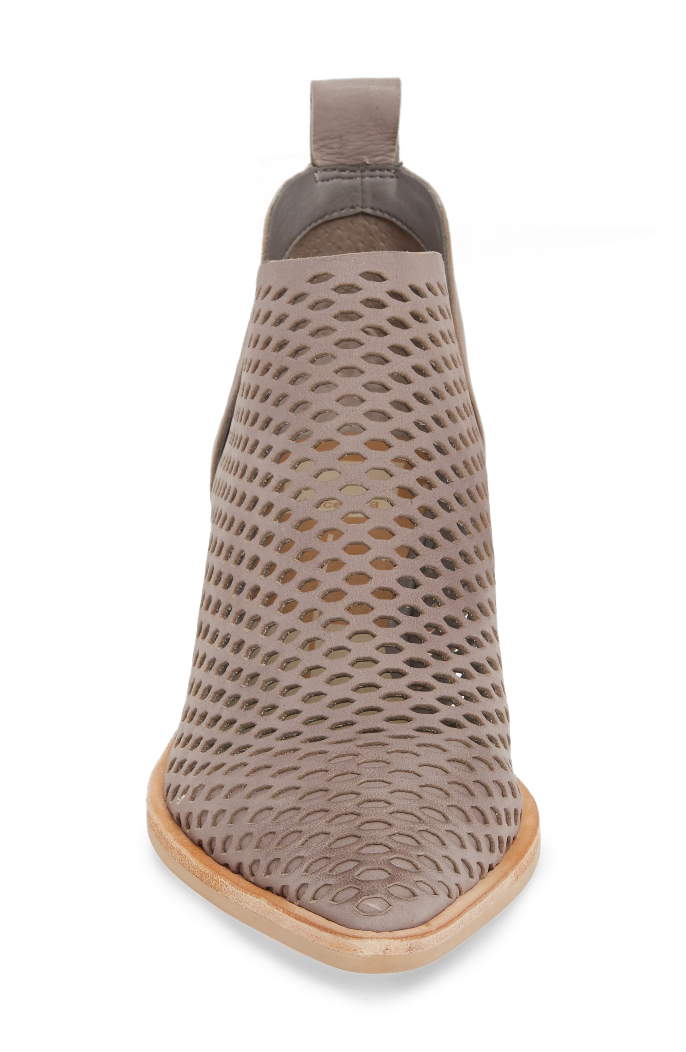 Sher Perforated Bootie, Alternate, color, GREY