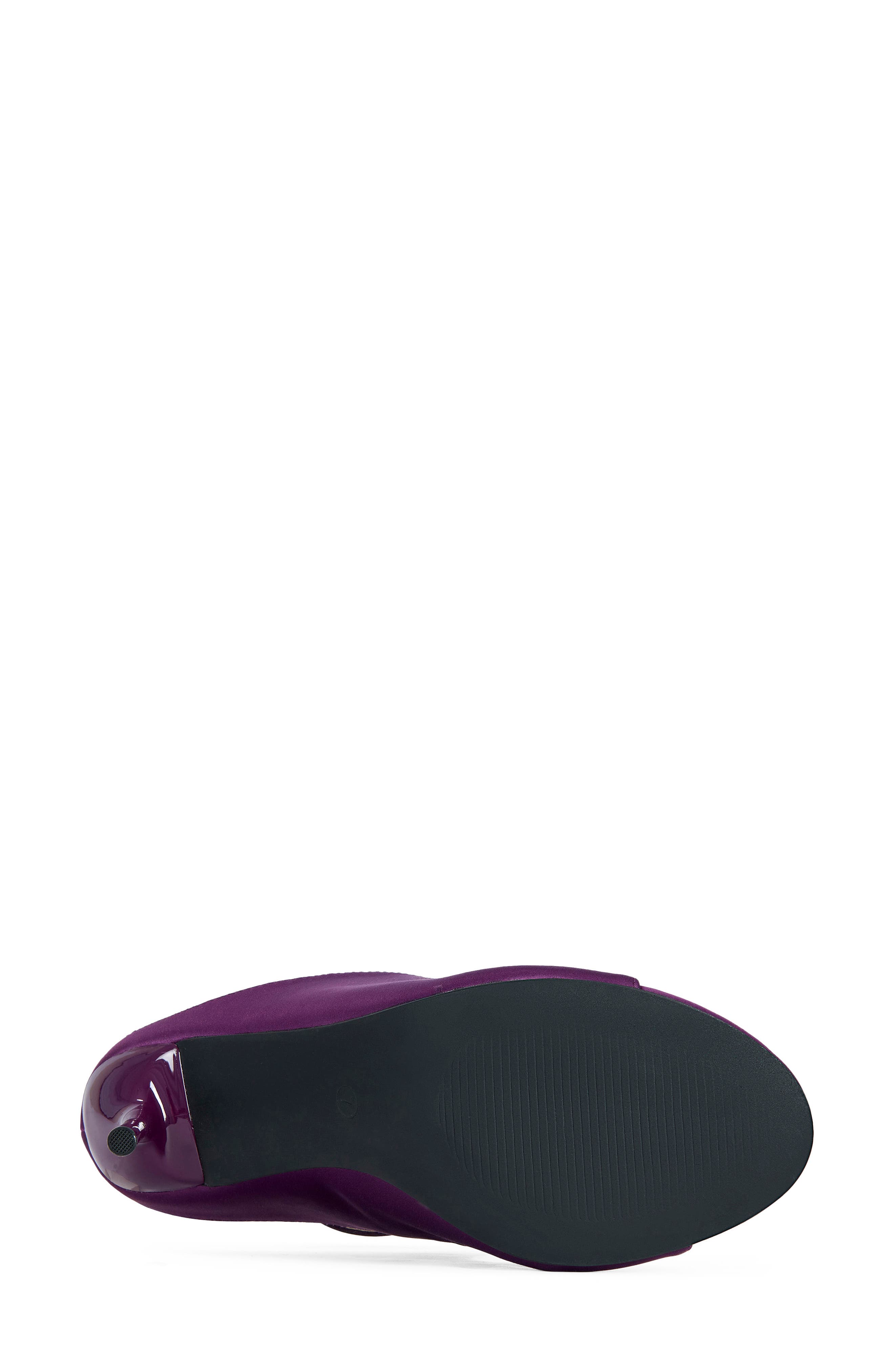 Quiet Open Toe Sandal, Alternate, color, PURPLE