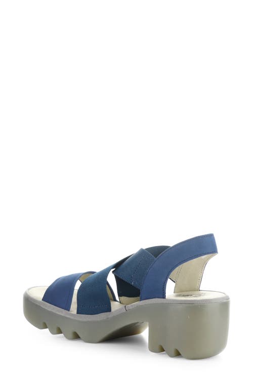 Fly London Taji Platform Slingback Sandal In Multi