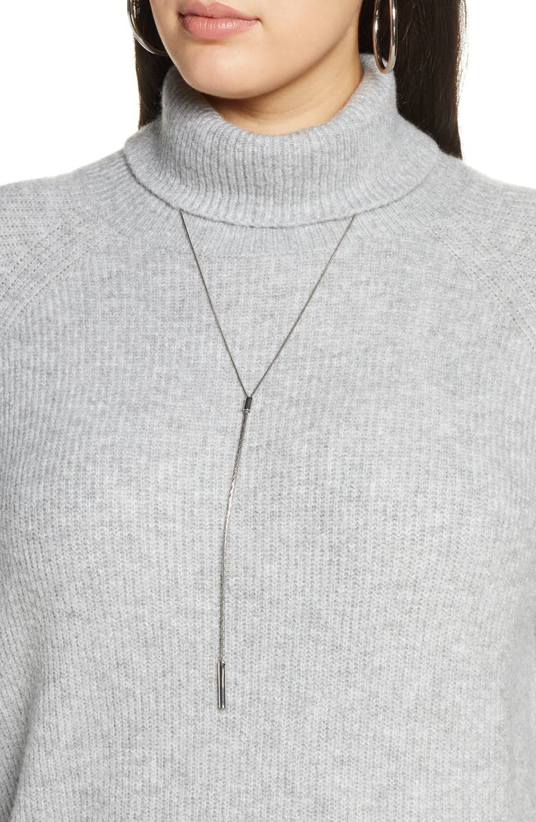 Halogen<sup>®</sup> Ribbed Turtleneck Sweater, Alternate, color,