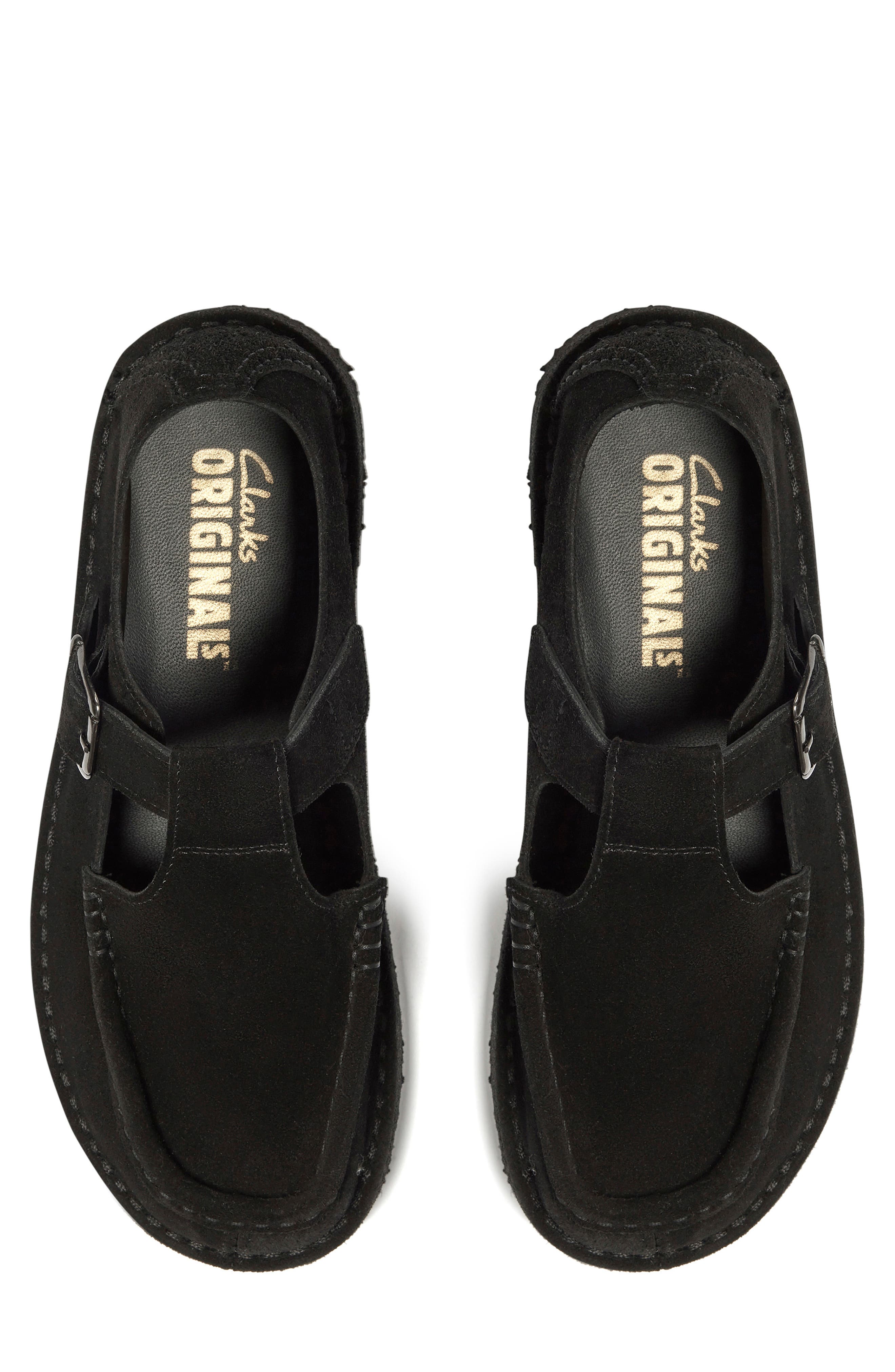 Clarks<sup>®</sup> Originals Nomad T-Bar Shoe, Alternate, color, Black Suede