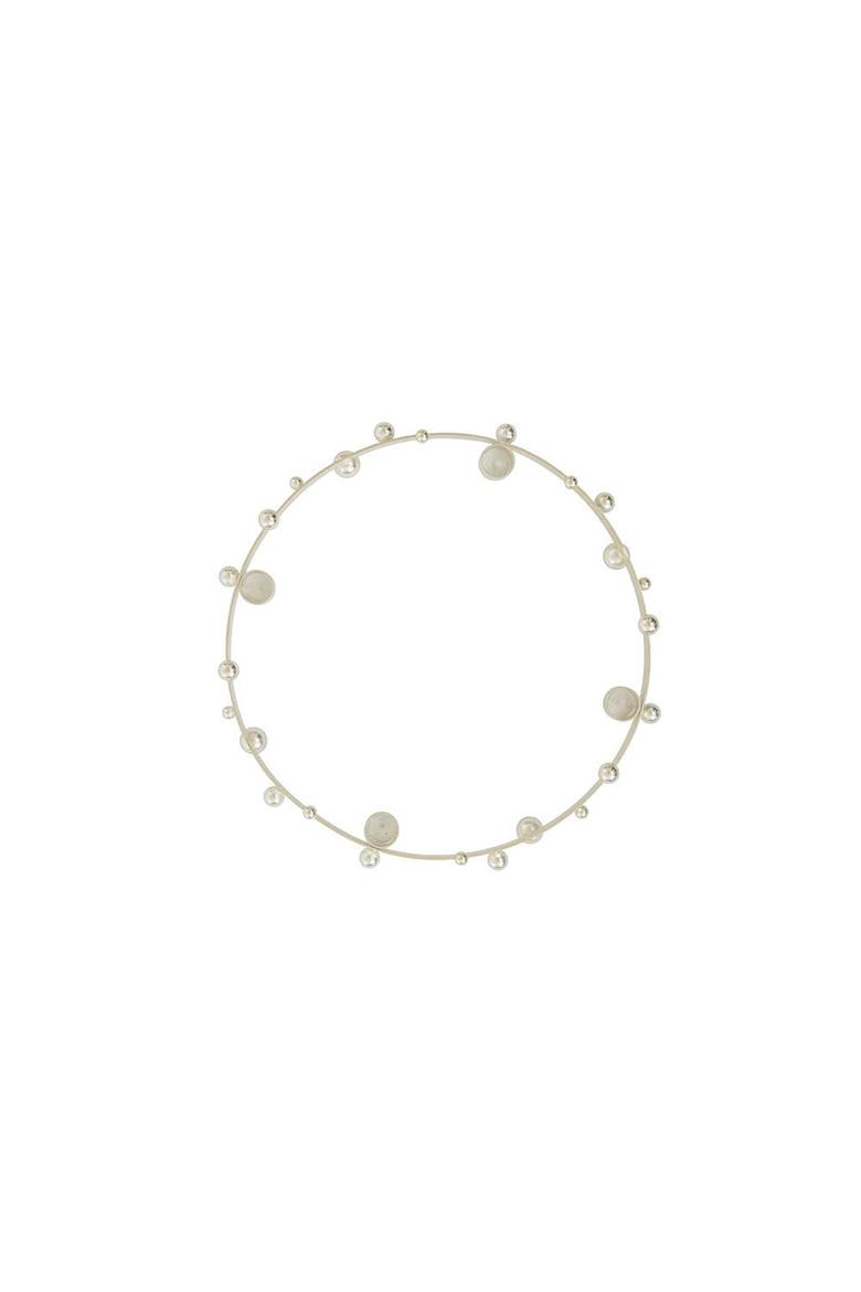 Pearl Advent Candleholder, Alternate, color, Silver