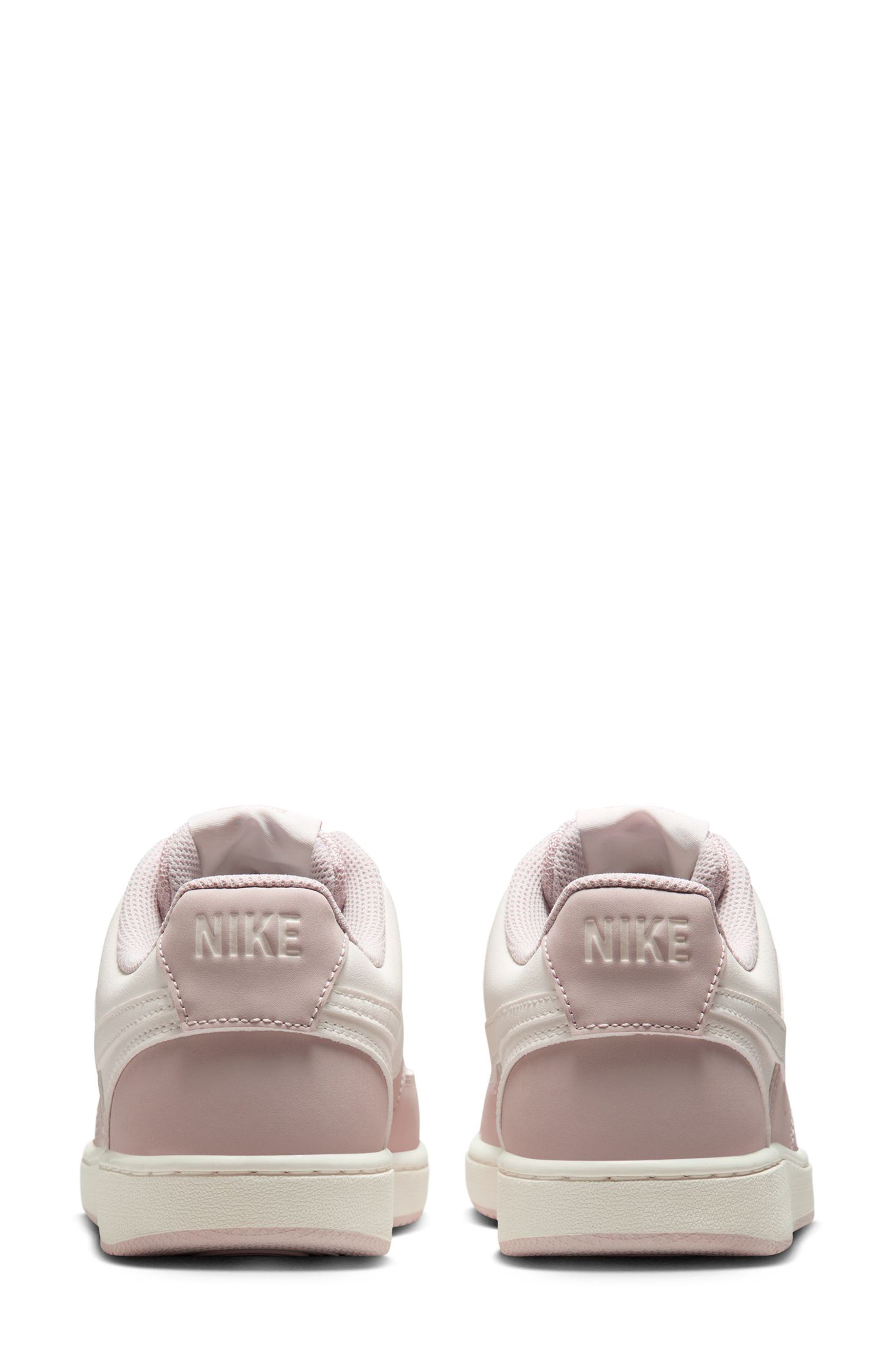 Nike Court Vision Low Sneaker, Alternate, color, Platinum Violet/ Sail