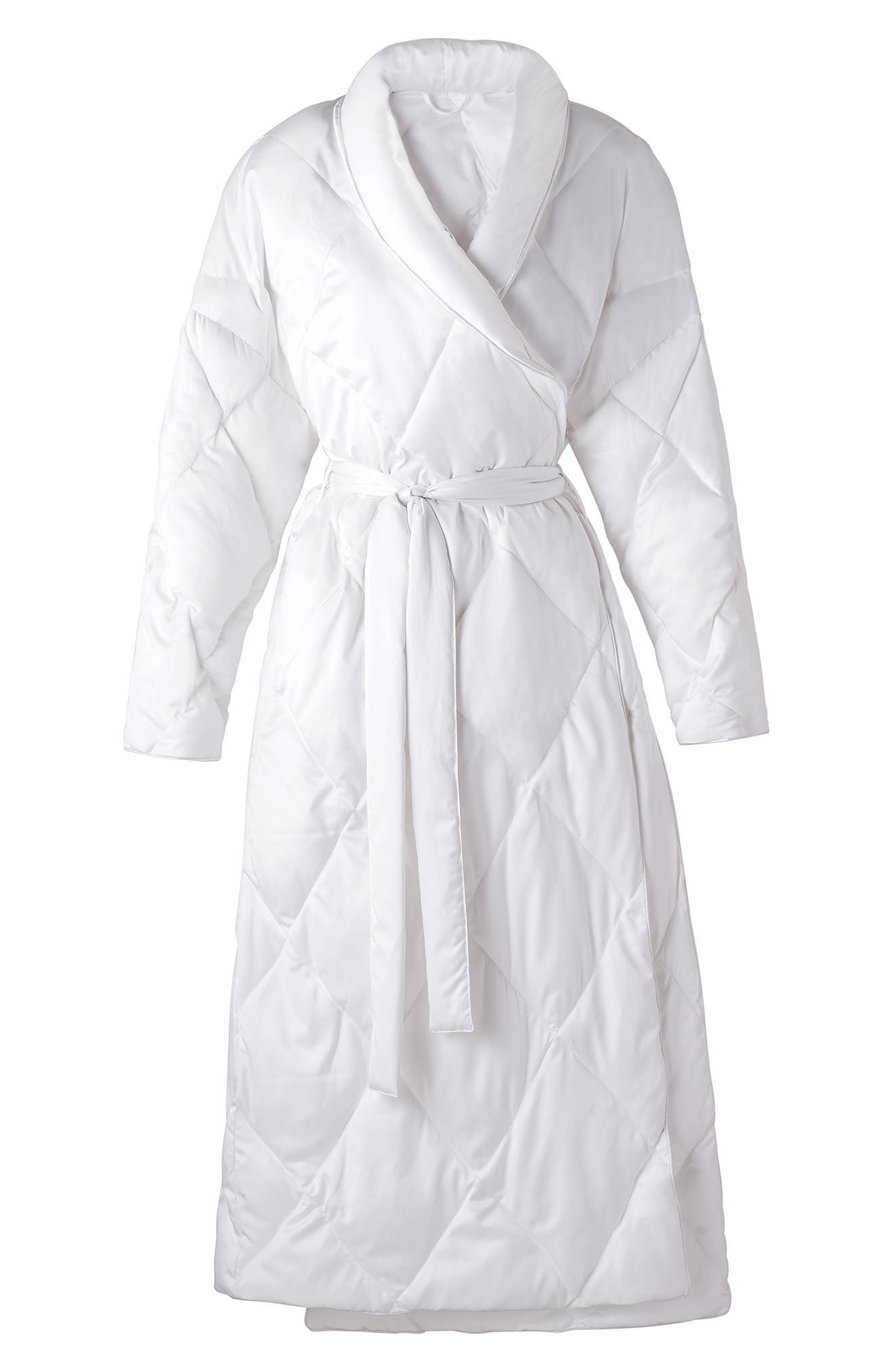 Allied Home Satin Diamond Quilted Robe