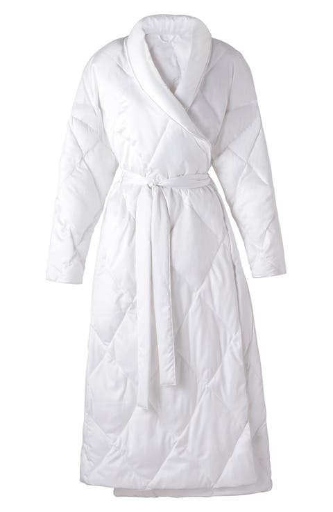 Satin Diamond Quilted Robe