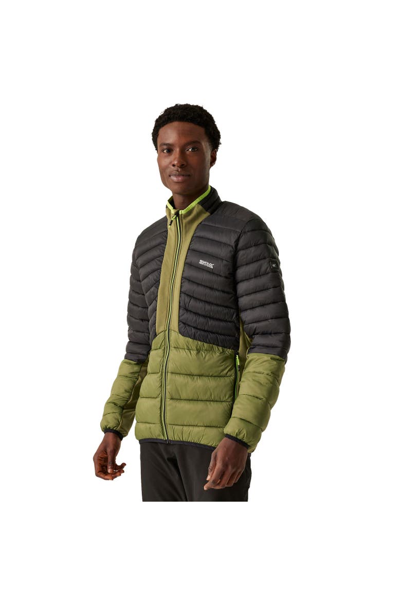 Leedre Colour Block Hybrid Jacket, Alternate, color, Nephrite Green and Black