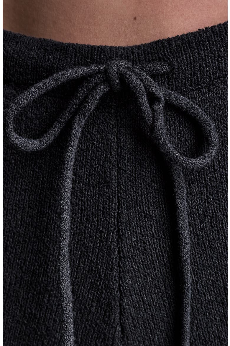 Pull On Drawstring Knit Pants, Alternate, color, BLACK