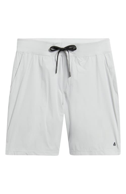 Hugo Boss Boss Active Move 7-inch Shorts In Light Grey