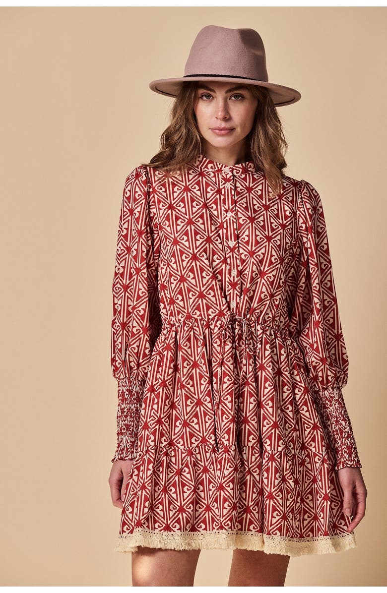 The Shirt The Brooke Dress, Main, color, Rust