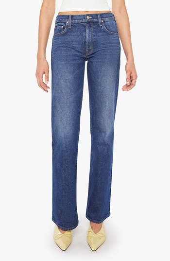Mother The Bookie Sneak Bootcut Jeans In Perfectly Imperfect
