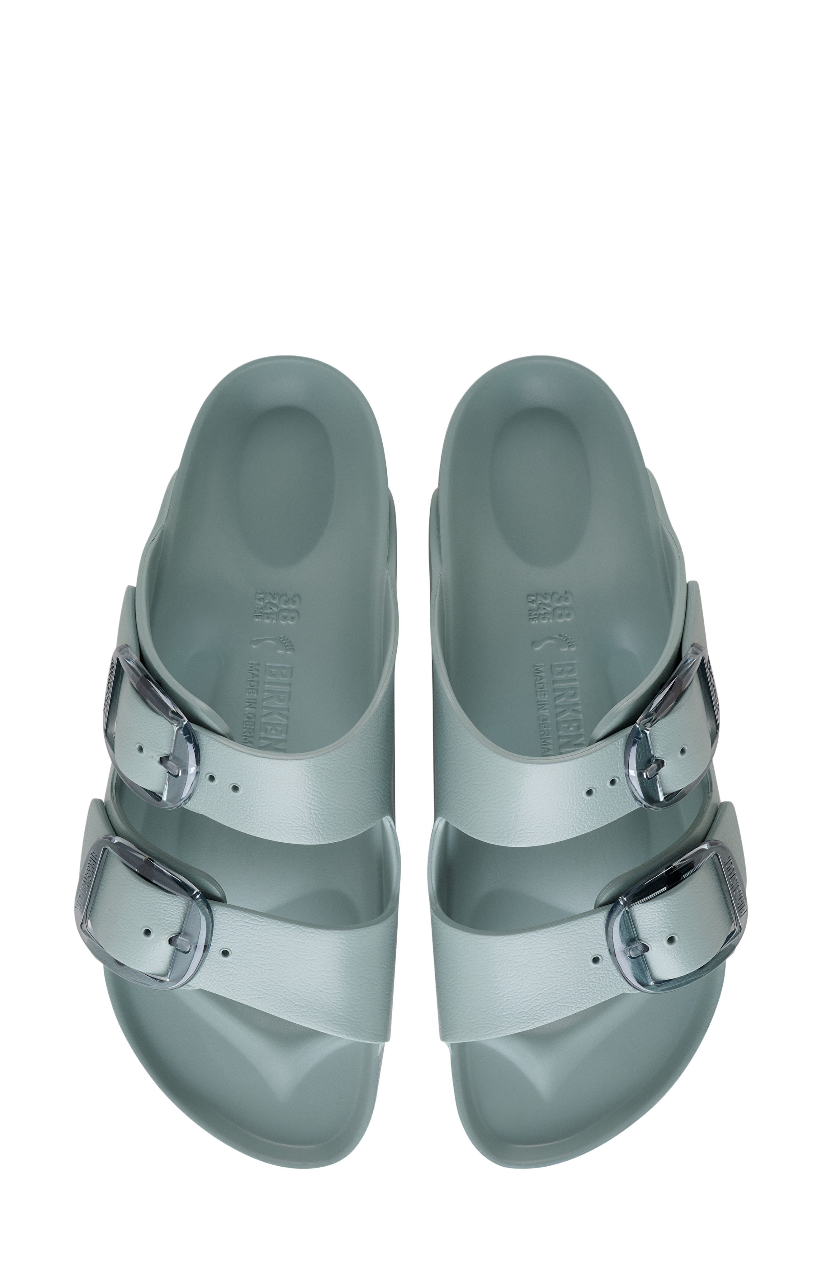 Arizona Big Buckle EVA Waterproof Slide Sandal, Alternate, color, PURE SAGE
