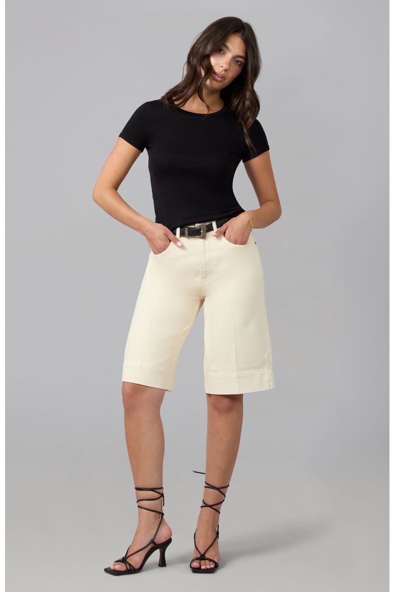 Seville High Rise Gaucho Jeans, Alternate, color, RAW