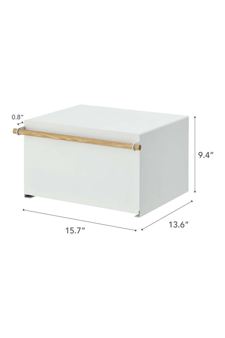 Tosca Bread Box, Alternate, color, WHITE