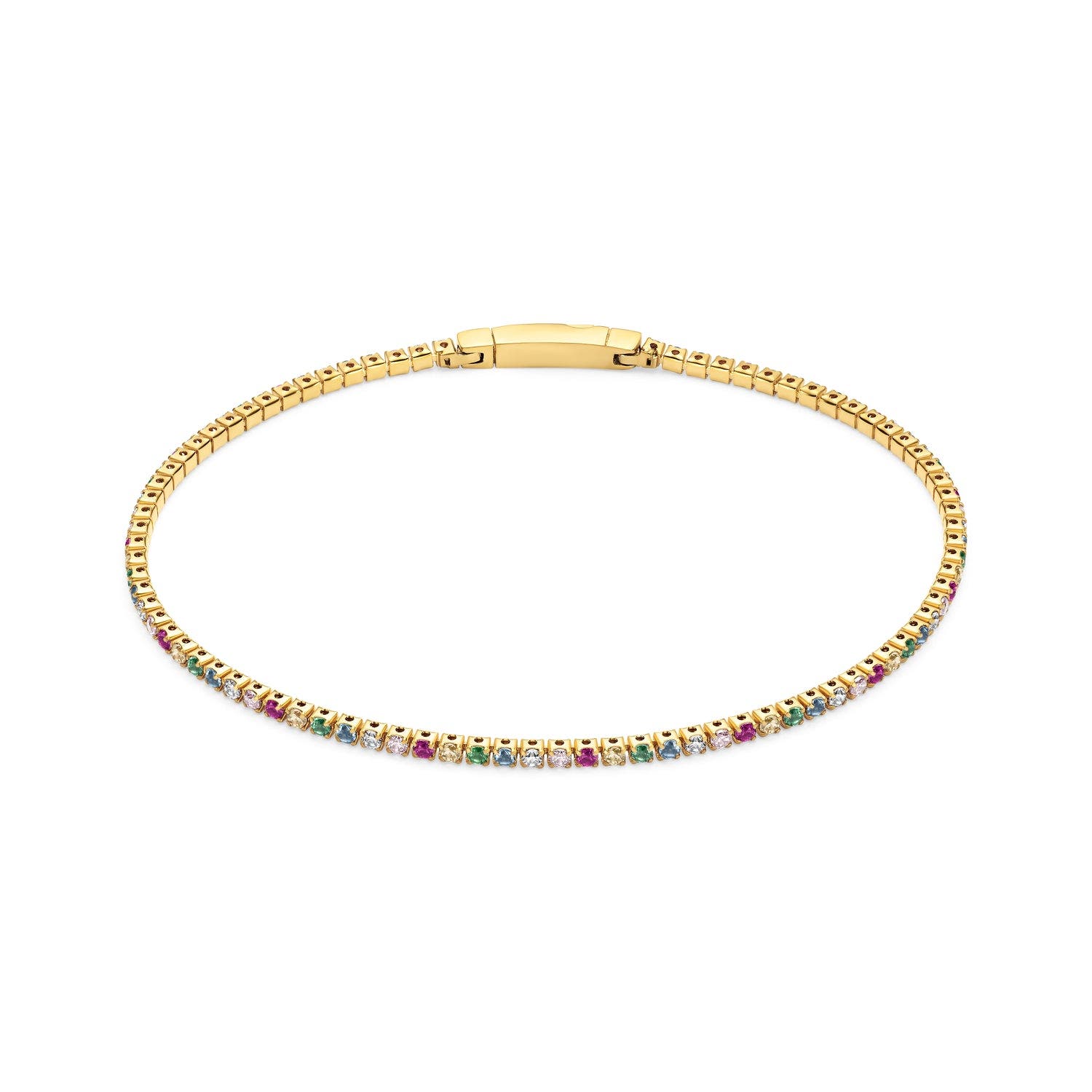 selected 18k Gold Plated / Rainbow