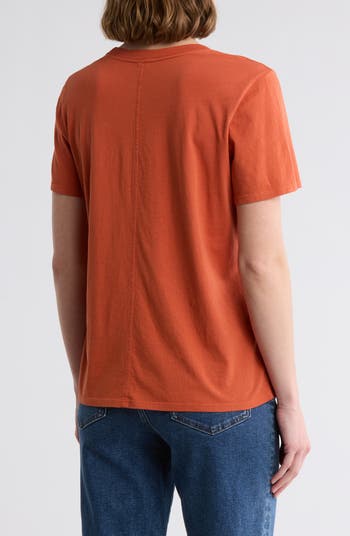 Washed Cotton Crewneck T-Shirt