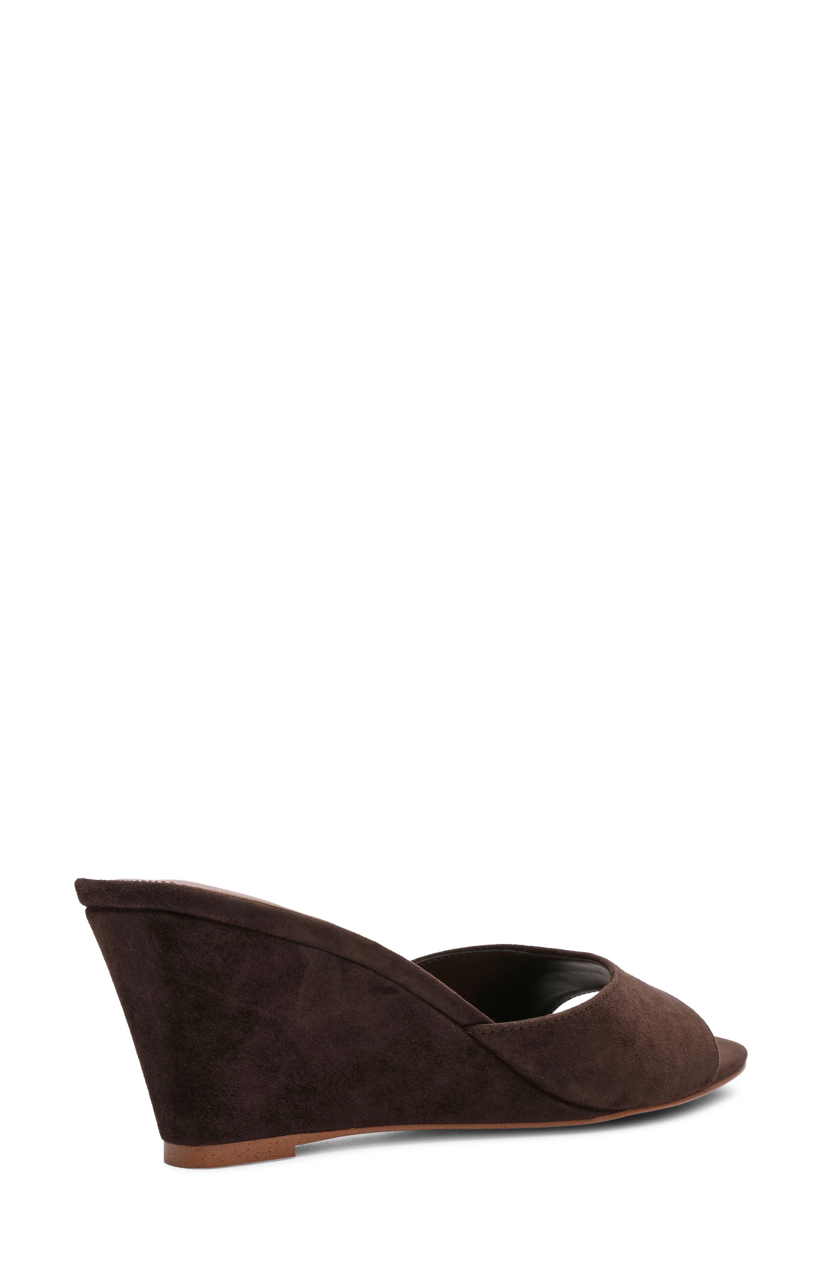 Seleste Slide Sandal, Alternate, color, BROWN SUEDE